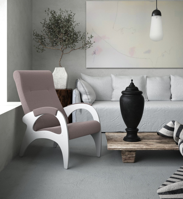 Кресло для отдыха, Кресло для отдыха РИМИНИ - БЕЛЫЕ