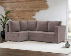 Диваны угловые в гостиную, Диван угловой Мансберг (Велюр)