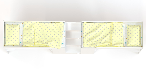 Кровать-чердак  с угловым шкафом и столешницей Ridgimmi 11.2