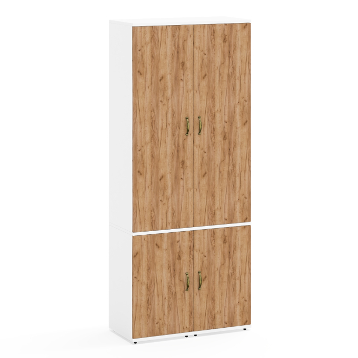 Шкафы распашные, Пенал с пятью полками за дверками и пенал 21Б Лидер-8