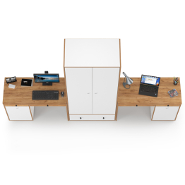 Два письменных стола и шкаф Вуди