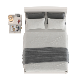 Прикроватная тумбочка Афина с кроватью со спальным местом на 1400