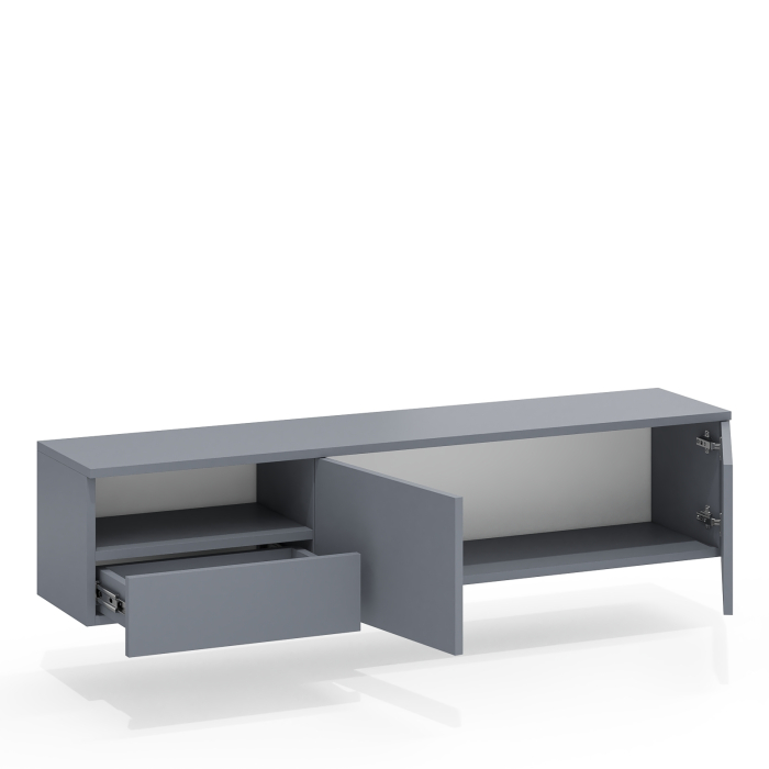 ТВ-тумбы, ТВ-тумба для телевизора подвесная выдвижной ящик и дверки Сити-10