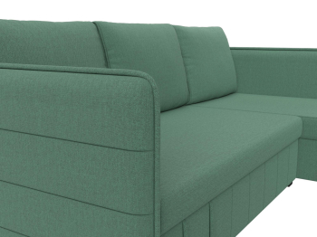 Угловой диван Слим правый угол, рогожка Амур