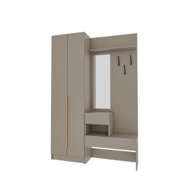 Прихожая Голд Бостон вешалка В1 с шкафом  600