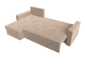 Угловой диван Траумберг Лайт левый угол, велюр