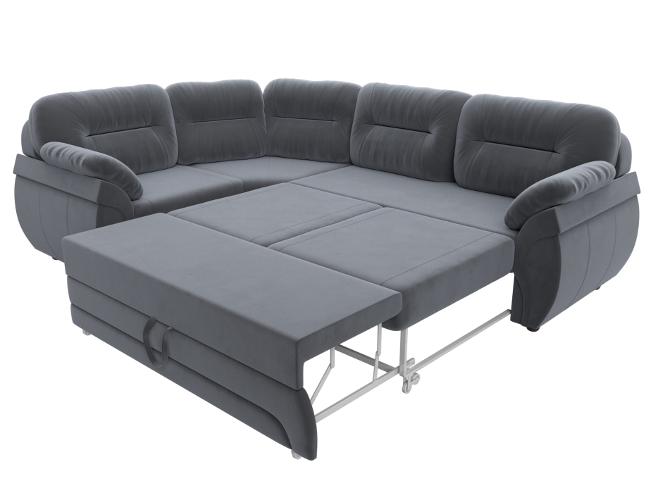 Диваны угловые в гостиную, Диван угловой Бруклин левый угол, велюр