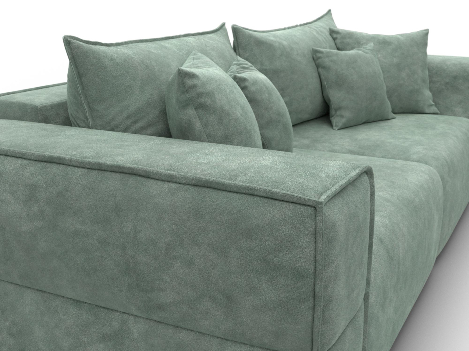 Диваны еврокнижки, Диван прямой Лига-058 НПБ, велюр BRUT