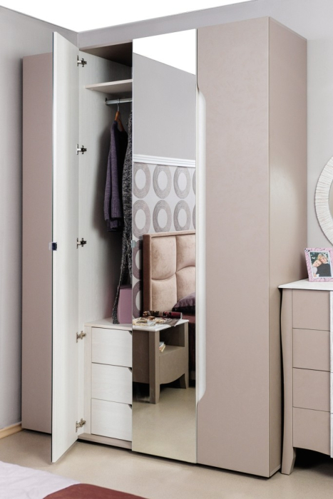 Шкафы распашные, Шкаф для одежды и белья Brownie 777