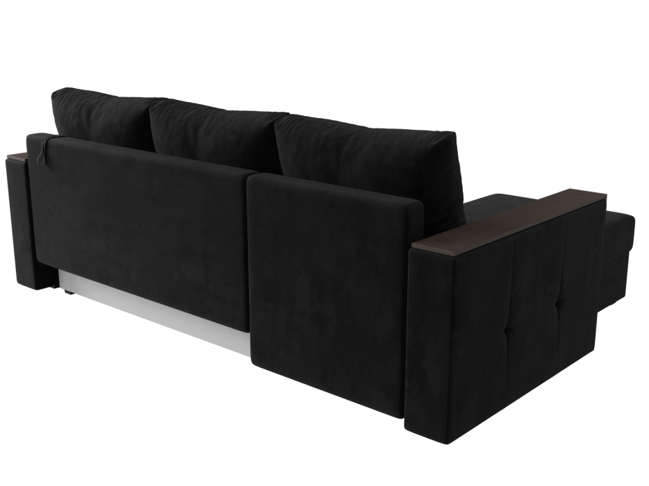 Диваны угловые в гостиную, Угловой диван Валенсия Лайт левый угол, велюр