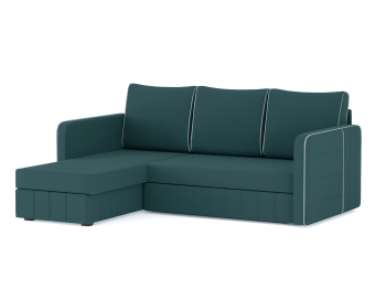 Диван-кровать угловой Cлим дельфин, велюр