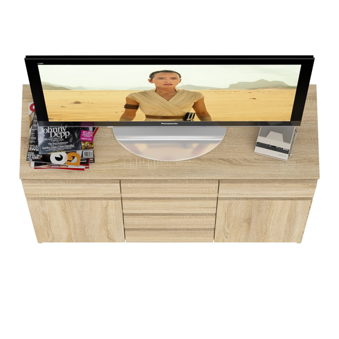 Комоды, Комод с ящиками и дверками Мори МК1200.4