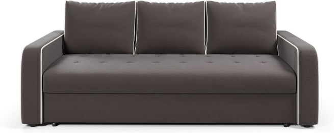 Диван-кровать прямой Атланта с кантом еврокнижка,велюр