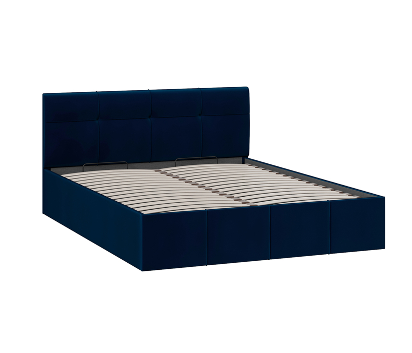 Мягкая кровать, Кровать Лора  с подъемным механизмом (велюр)