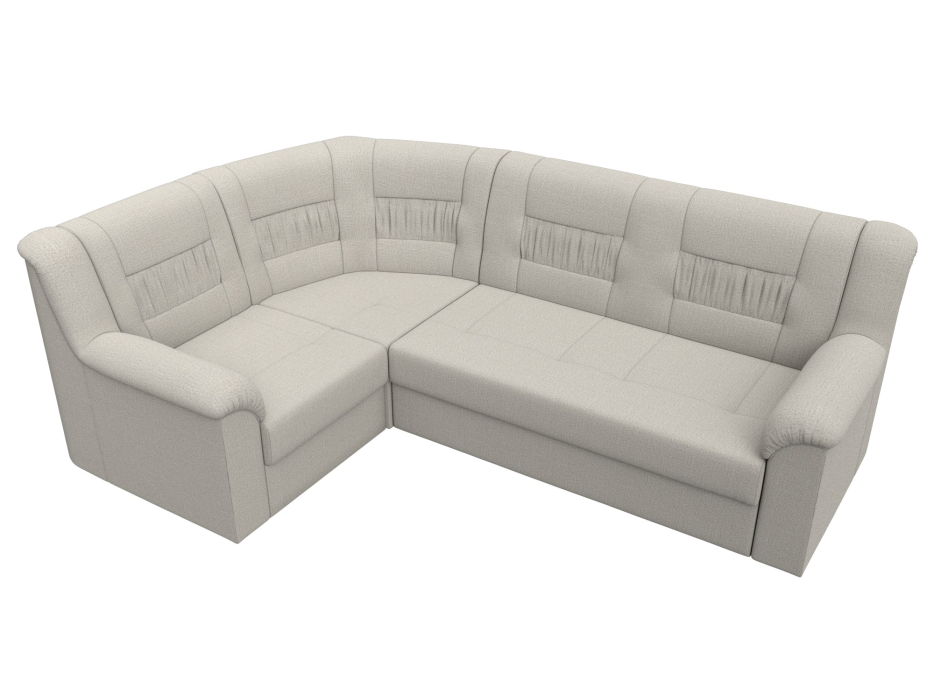 Диваны угловые в гостиную, Диван угловой Карелия левый угол, рогожка Амур