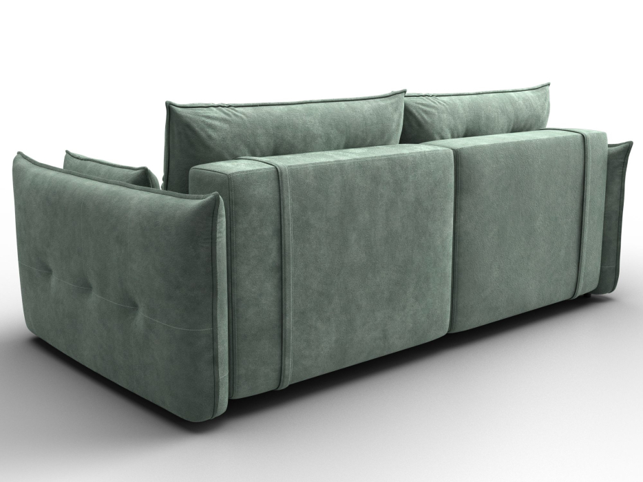 Диваны еврокнижки, Диван прямой Лига-100 НПБ, велюр BRUT