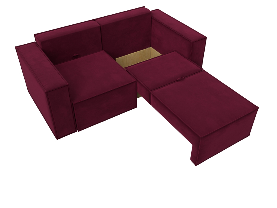 Диваны кровати со спальным местом, Диван прямой Куба мини, микровельвет