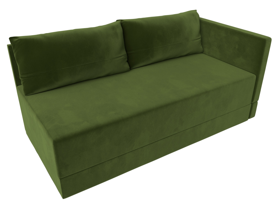 Кушетка диван, Кушетка Никас правая, микровельвет