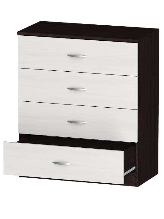 Комоды, Комод Лайф с ящиками 80*40*90 Венге