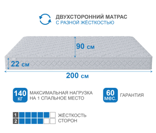 Столлайн / Матрас Тропикана-Агама 900х2000