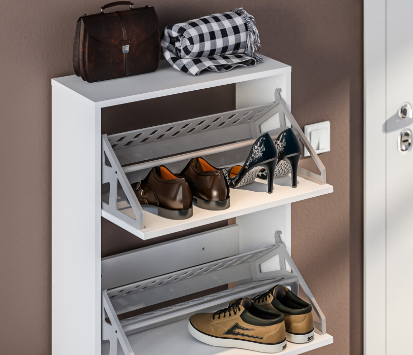 Тумбы, Тумба для обуви Терра СБ-3307 Белый