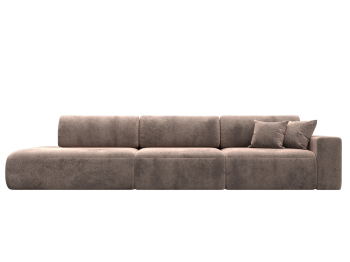 Диван прямой Лига-036 НПБ Модерн Лонг подлокотник справа, велюр TOWER