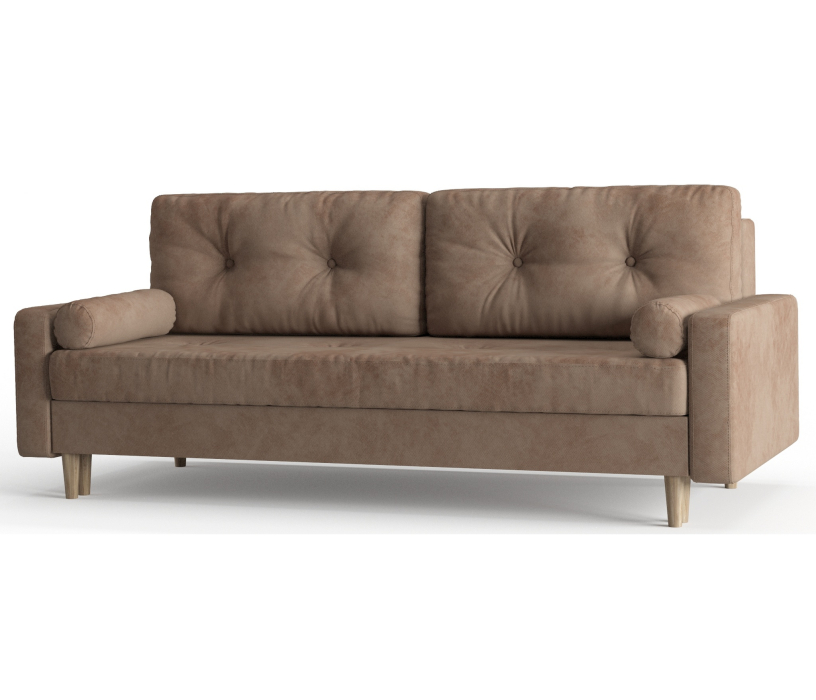 Диваны с ящиком для белья, Диван-кровать Belfast, независимый пружинный блок, велюр