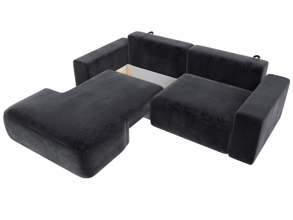 Диваны угловые в гостиную, Диван угловой Лига-036 НПБ Классик левый угол, велюр TOWER