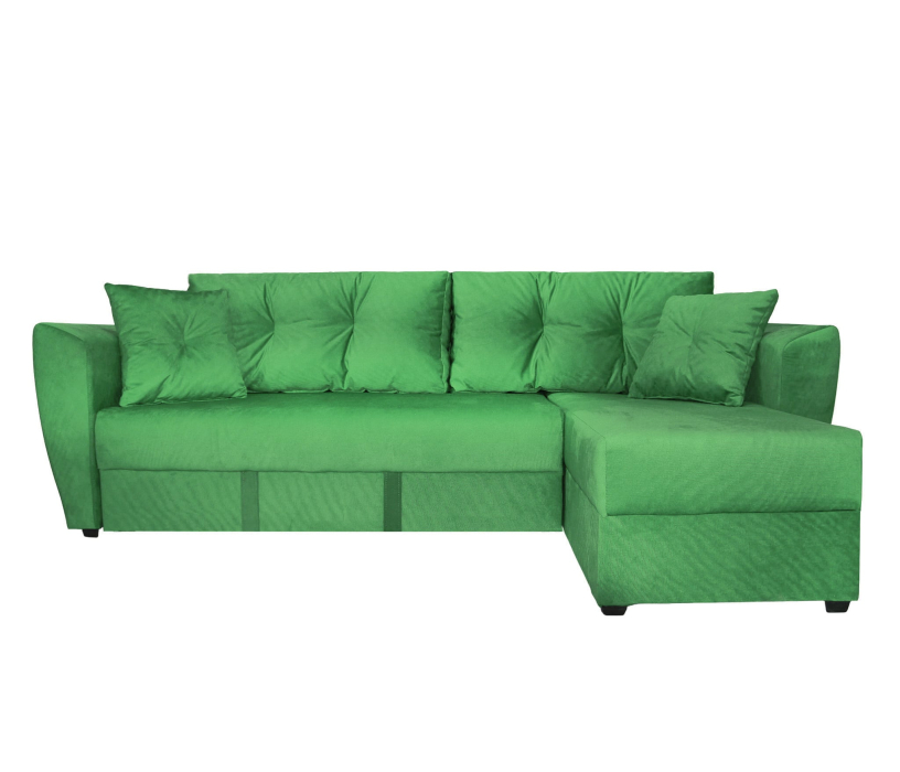 Диваны угловые в гостиную, Диван угловой  Амстердам 160, велюр