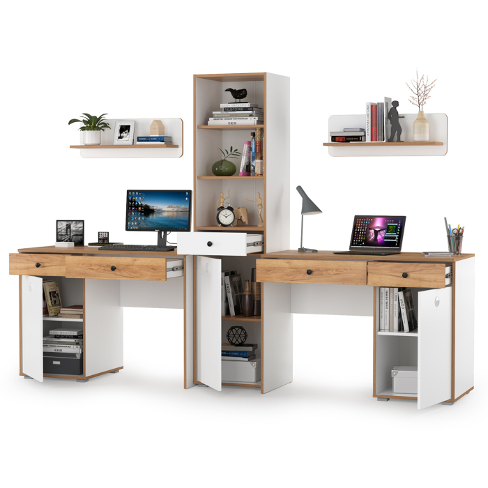 Офисная мебель, Место для учёбы двоих детей Вуди компоновка № 11