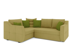 Диваны угловые в гостиную, Диван-кровать угловой Френсис дельфин, велюр