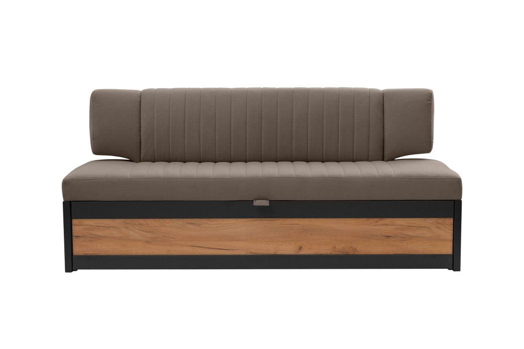 Диваны прямые кухонные, Прямой кухонный диван Парус 174 Дуб крафт золотой