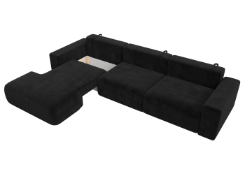 Диван угловой Лига-036 Классик Лонг левый угол, велюр