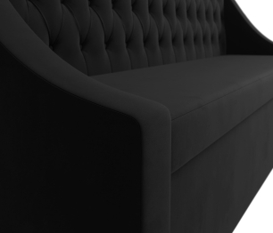 Диван прямой кухонный Мерлин, микровельвет