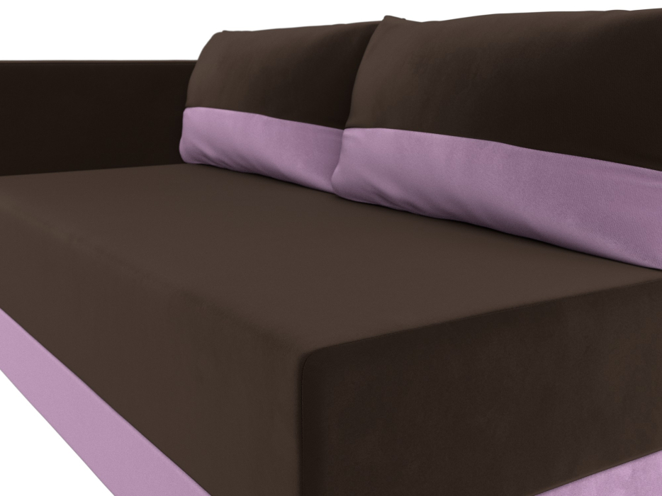 Кушетка диван, Кушетка Никас левая, микровельвет