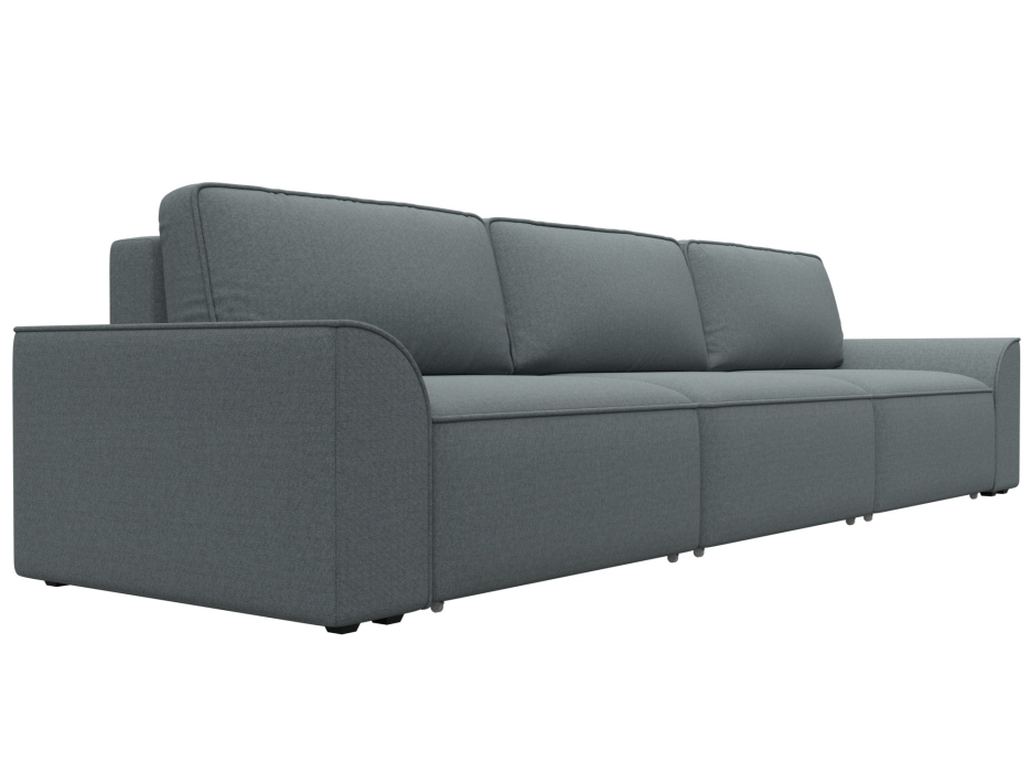 Диваны еврокнижки, Диван прямой Лига-048 НПБ Лонг, рогожка Амур