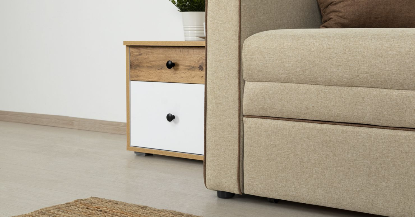 Диваны с ящиком для белья, Диван-кровать Найс (85)