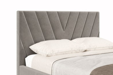 Кровать Палермо 1400 с подъёмным механизмом, велюр