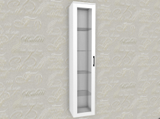 Стеклянные, Модульная система Грейс Шкаф ШК-5064  Снежный Ясень