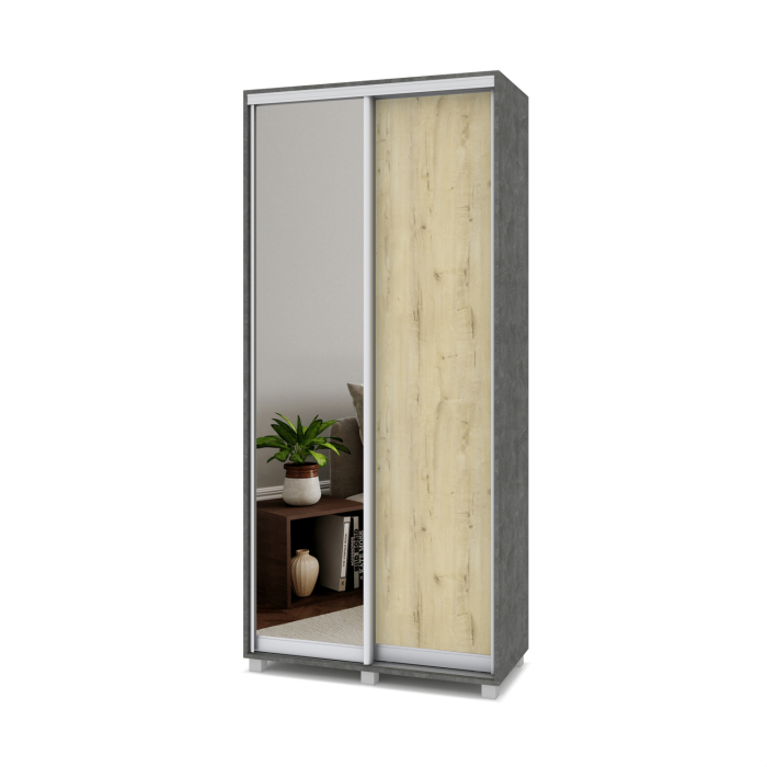 Шкафы-купе, Шкаф-купе 2-дв  Роланд Р402  (в2200*ш1000*г450)