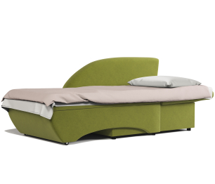 Кушетка Трио правый, велюр