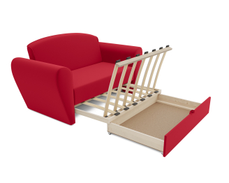 Диван прямой выкатной Квартет (Кордрой)