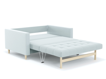 Диван-кровать еврокнижка Квадро, велюр