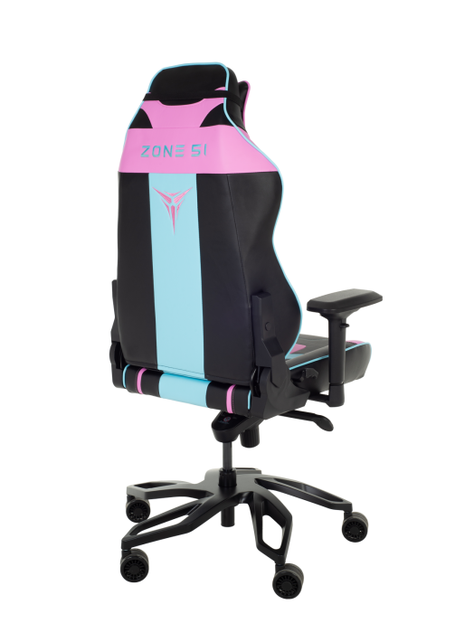 Для офиса и дома, Кресло компьютерное игровое ZONE 51 Cyberpunk (Синий)