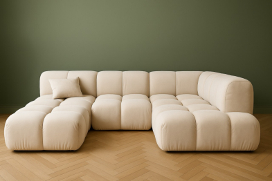 Диван Аврора модуль угловой 120 см в тканях Velutto Soft