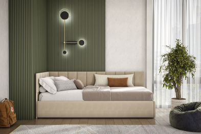 Кровать "КР 3" (0,9х2,0 мягкая)