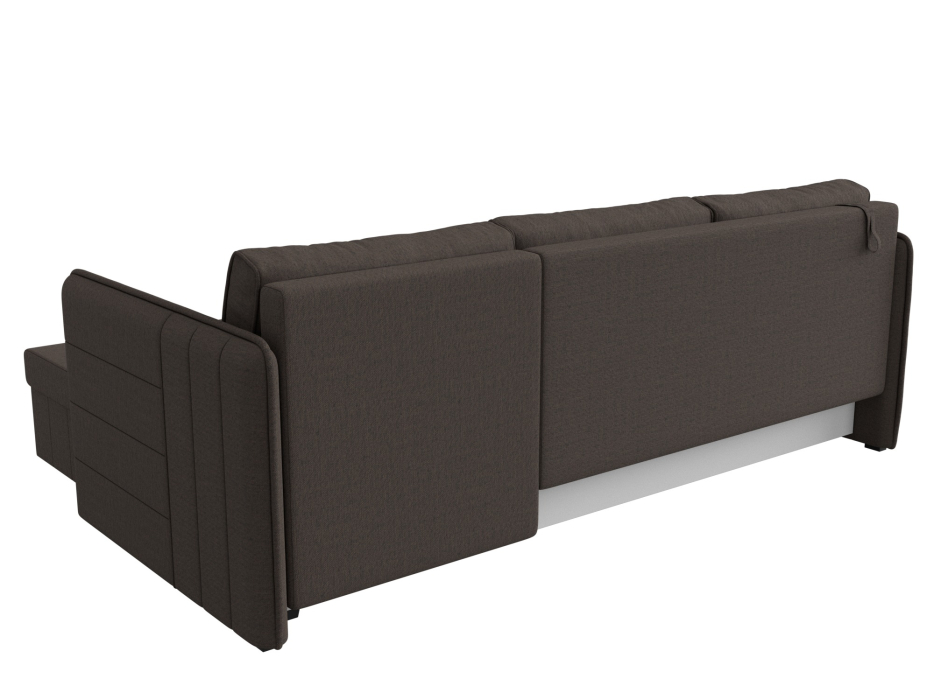 Диваны угловые в гостиную, Диван угловой Слим универсальный угол, рогожка Амур