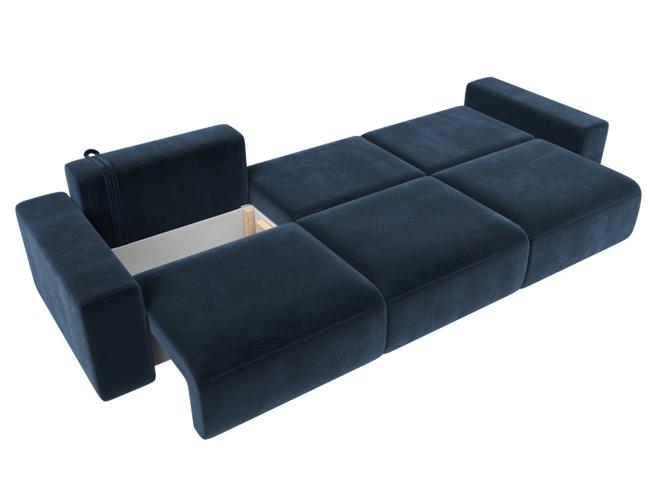 Диваны еврокнижки, Диван прямой Лига-036 НПБ Классик Лонг, велюр TOWER