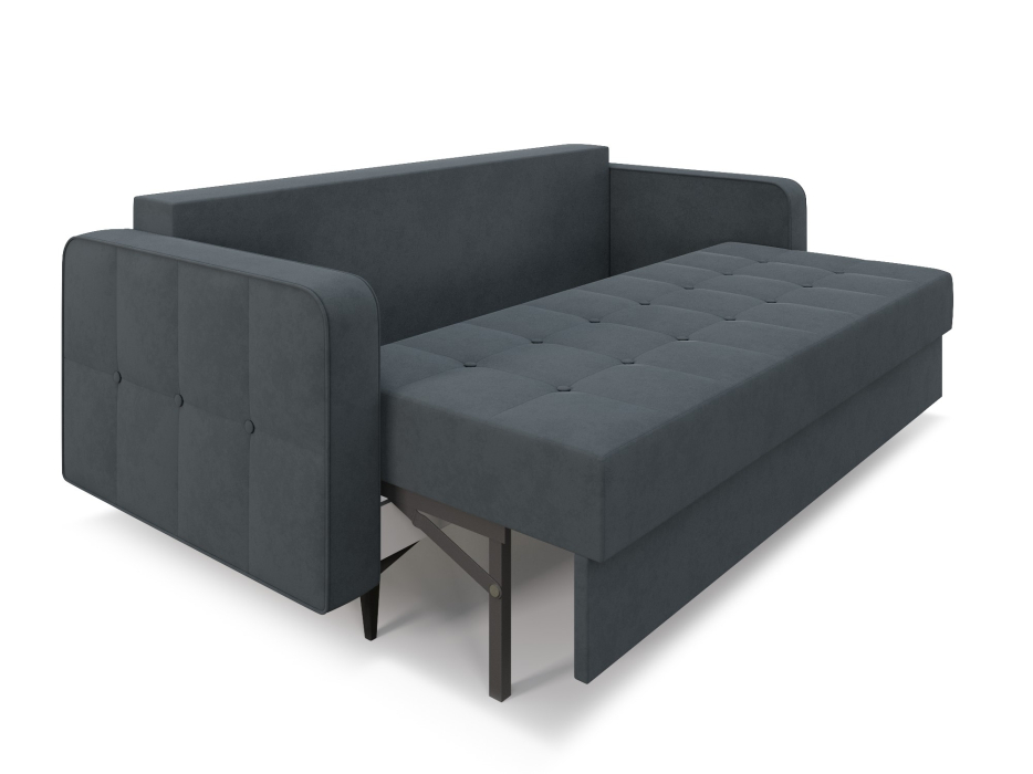 Диваны с ящиком для белья, Диван прямой тик-так Снеп (Велюр)