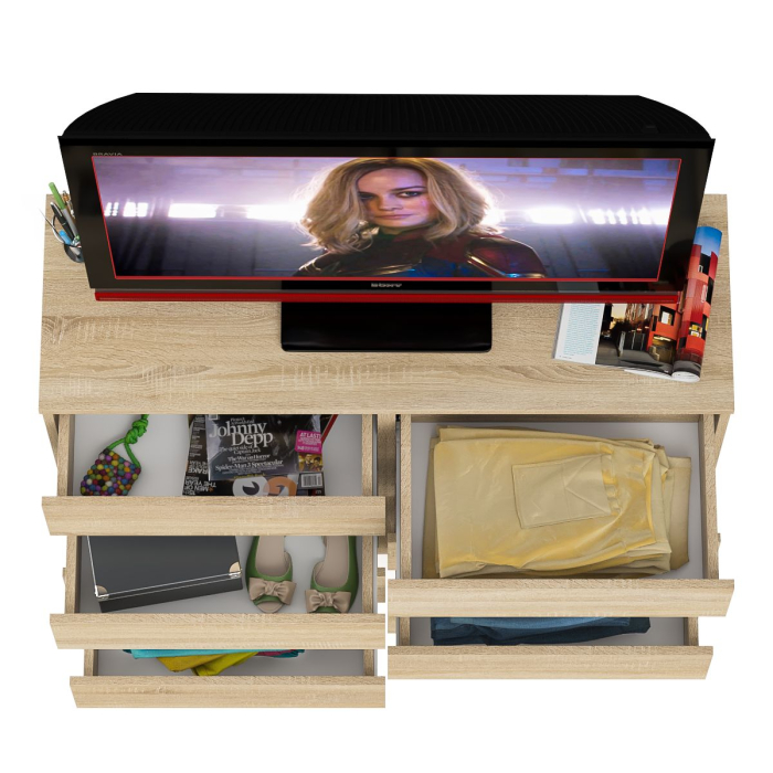 Комоды, Комод восемь выдвижных ящиков Мори МК1200.8